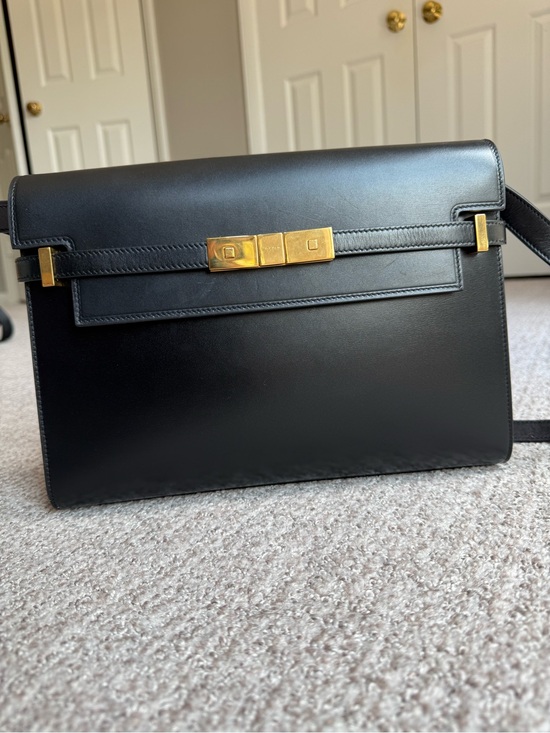 Saint Laurent Handbags - Saint Laurent Manhattan 2021 in black smooth leather with gold hardware